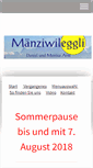 Mobile Screenshot of maenziwilegg.ch